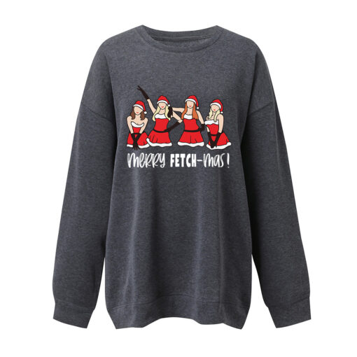 Mean Girls Inspired Merry Fetch-mas Sweatshirt - Image 9