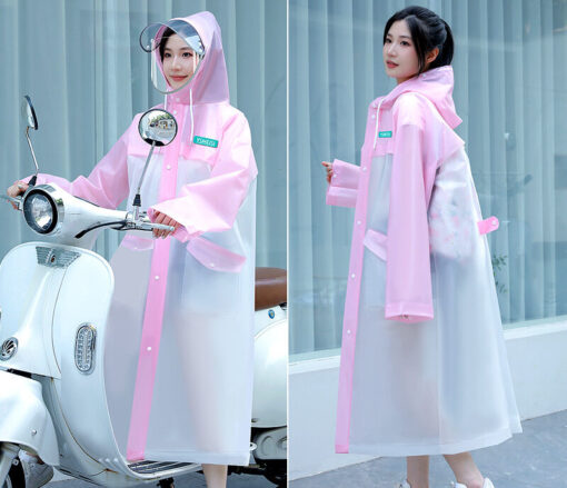 Hooded Placket Raincoat - Image 13