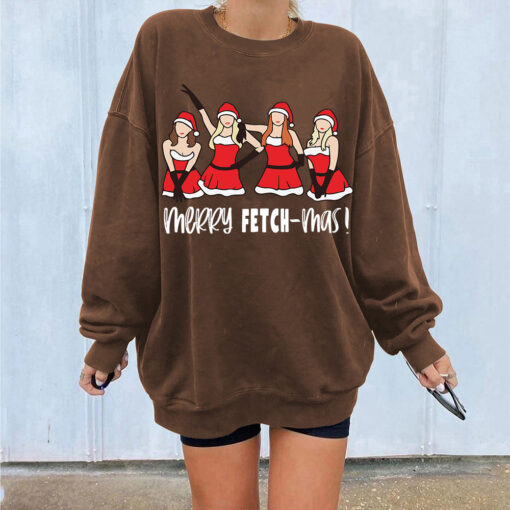 Mean Girls Inspired Merry Fetch-mas Sweatshirt - Image 6