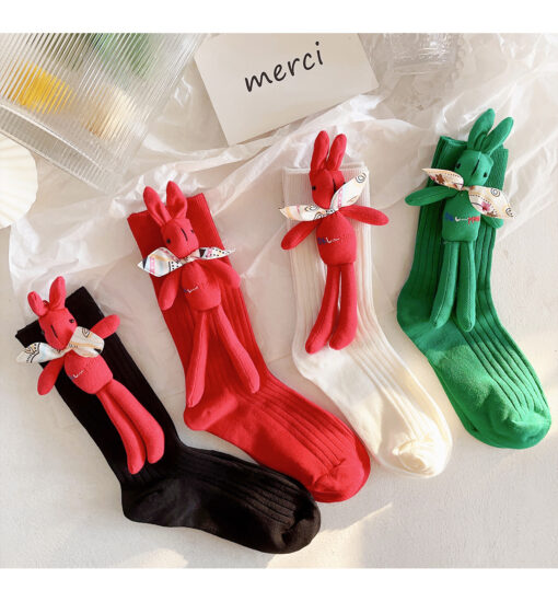 3D Rabbit Doll Funny Socks - Image 16