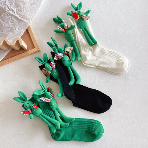 3D Rabbit Doll Funny Socks - Image 2