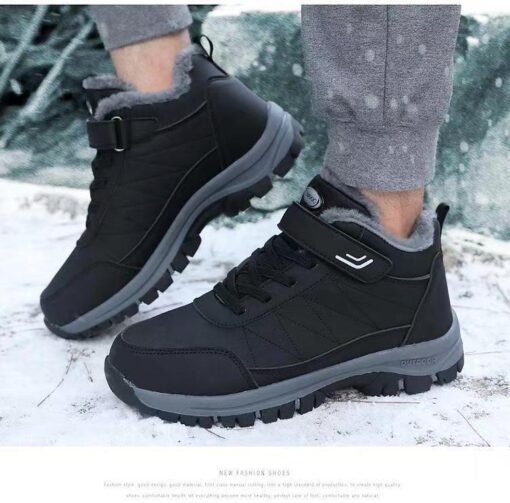 Men's Winter Leather Boots - Image 10