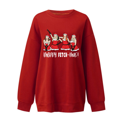 Mean Girls Inspired Merry Fetch-mas Sweatshirt - Image 8