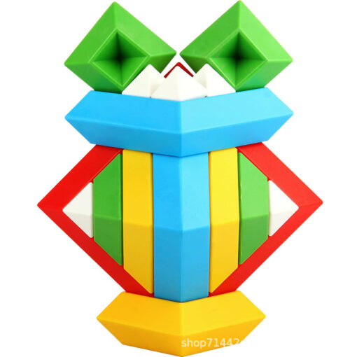 Stackable Geometric Pyramid Building Blocks - Image 20