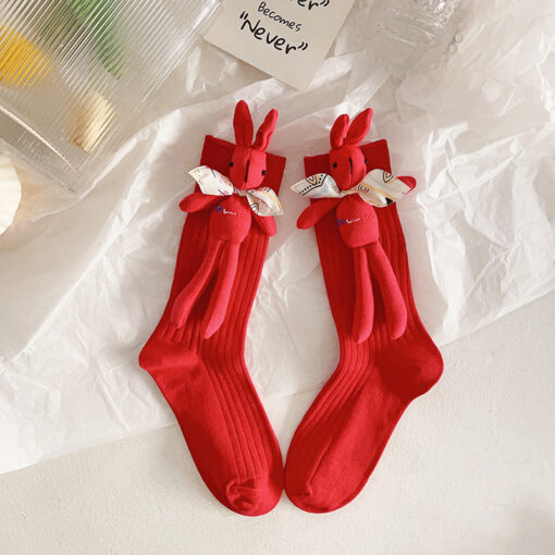 3D Rabbit Doll Funny Socks - Image 12