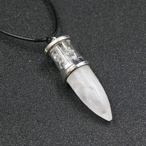 Natural Gem Stone Charms Necklace - Image 5