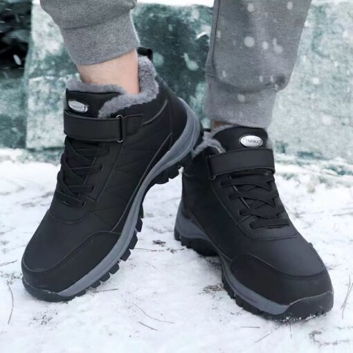 Men's Winter Leather Boots - Image 12