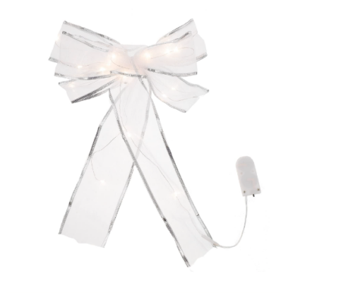 Christmas Large Bow LED Ribbon Hanging Ornaments - Image 20