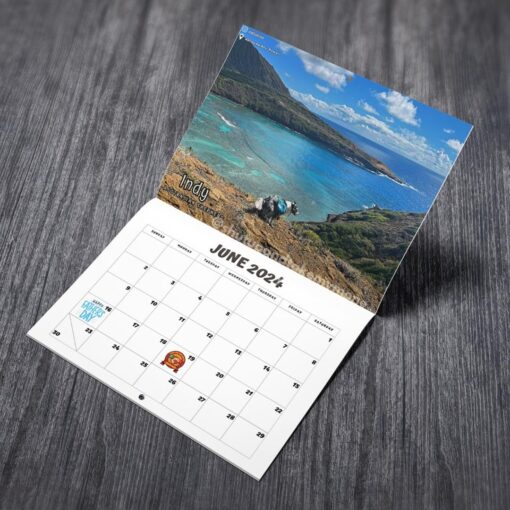 Dogs Pooping In Beautiful Places 2024 Calendar - Image 4