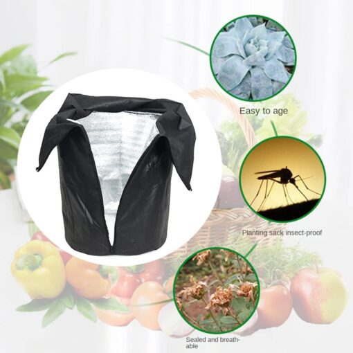 Thermal Pot Protector Winter Pot Protection with Drawstring - Image 4