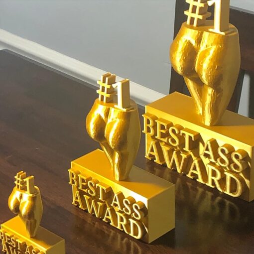 Best Ass Award, Best Boobs Award Resin Statue Funny Prank Adult Trophy Desktop Decor - Image 8