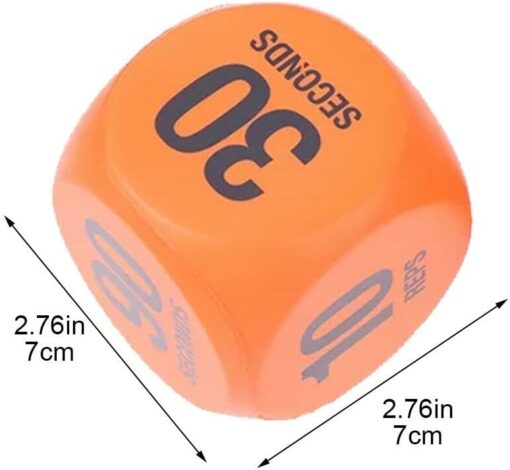 7cm Fun Fitness Decision Dice Set - Image 10