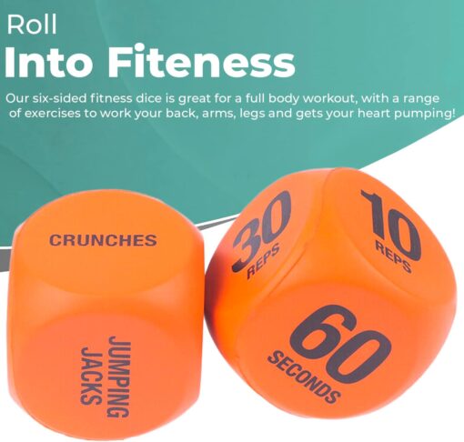 7cm Fun Fitness Decision Dice Set