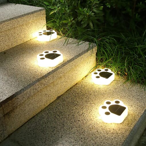 Outdoor LED Paw Solar Decor Lamp - Image 12