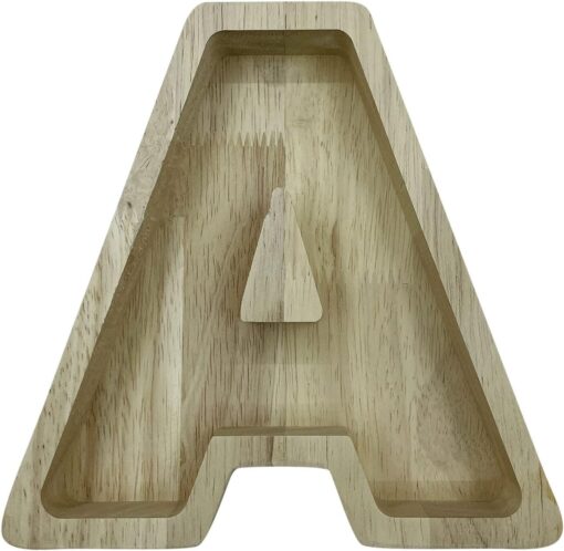 Wood Letter Shaped Planter - Image 30