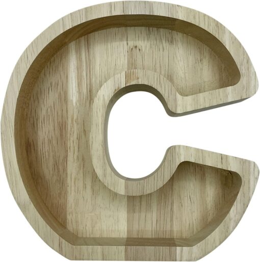 Wood Letter Shaped Planter - Image 32