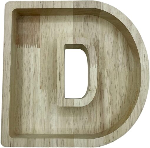 Wood Letter Shaped Planter - Image 33