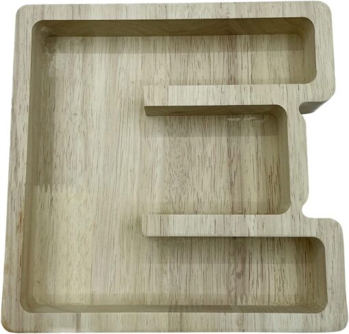 Wood Letter Shaped Planter - Image 34