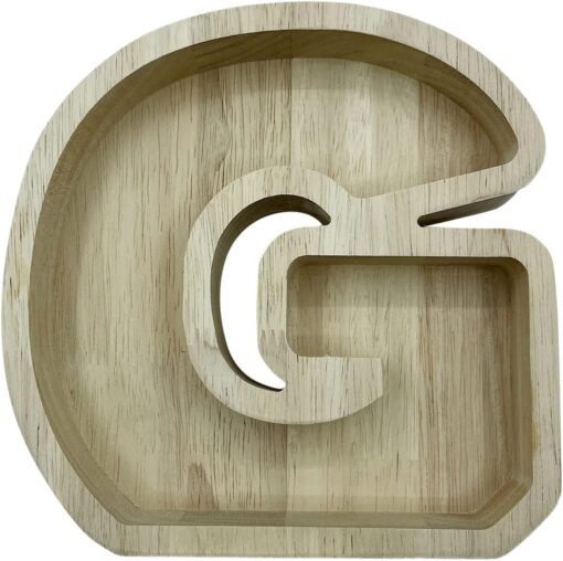 Wood Letter Shaped Planter - Image 36