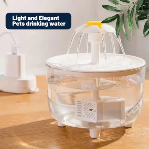 Flower Shape Pet Water Dispenser - Image 6