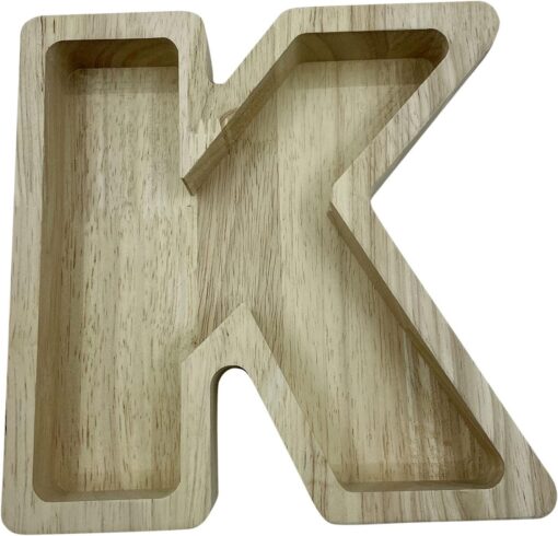 Wood Letter Shaped Planter - Image 40