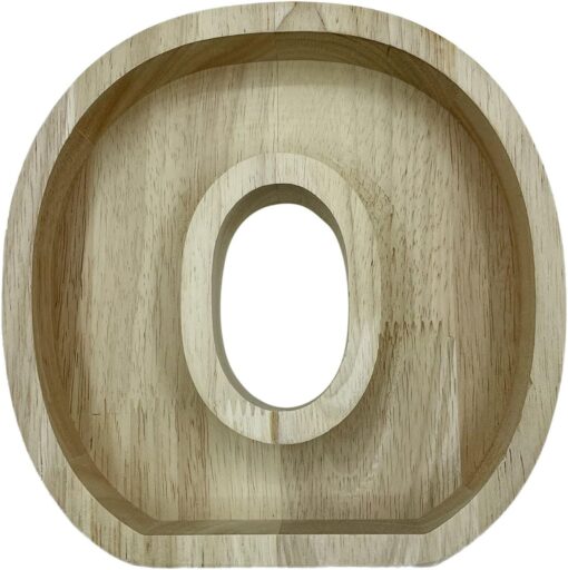 Wood Letter Shaped Planter - Image 44