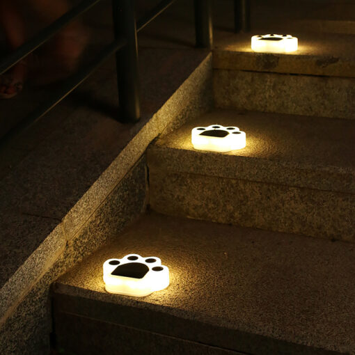 Outdoor LED Paw Solar Decor Lamp - Image 6