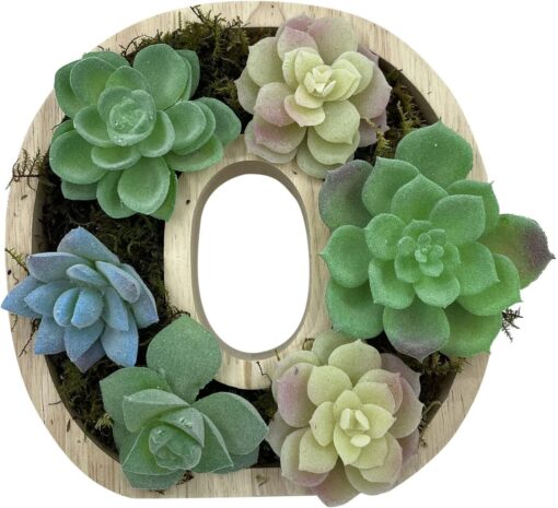 Wood Letter Shaped Planter - Image 17