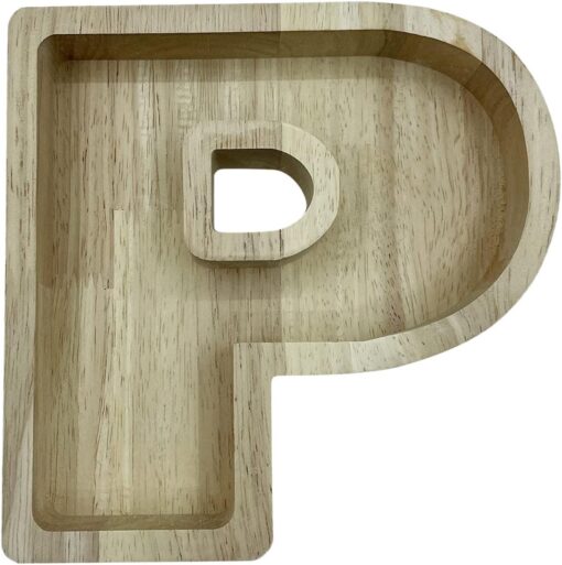 Wood Letter Shaped Planter - Image 45