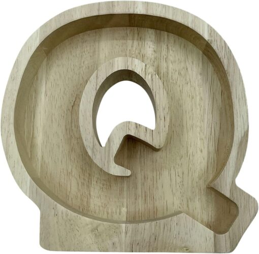 Wood Letter Shaped Planter - Image 46