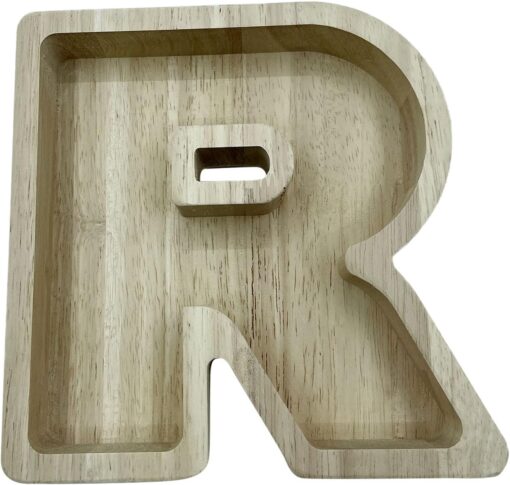 Wood Letter Shaped Planter - Image 47