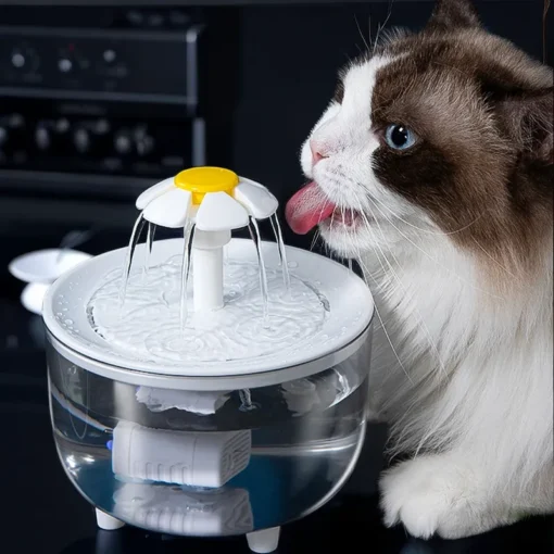 Flower Shape Pet Water Dispenser