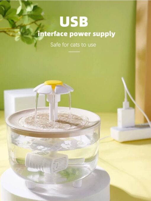 Flower Shape Pet Water Dispenser - Image 30