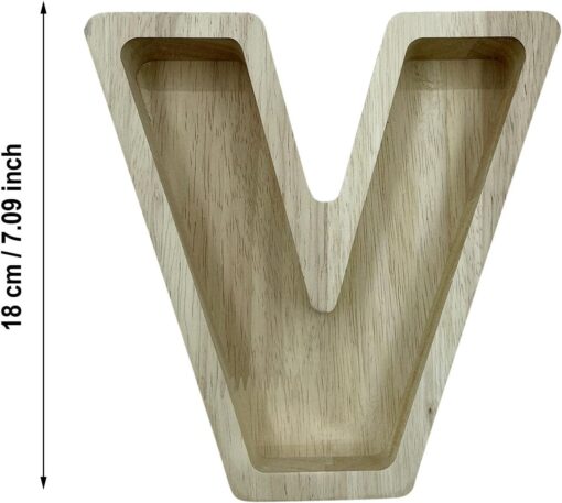 Wood Letter Shaped Planter - Image 51