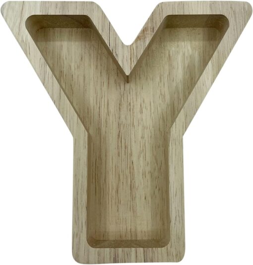 Wood Letter Shaped Planter - Image 54