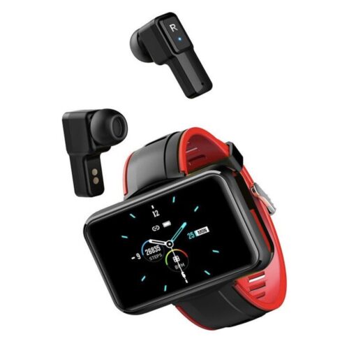 T91 TWS Wireless Bluetooth Smart Watch with Earbuds