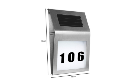 Solar LED Lights with House Number - Image 13