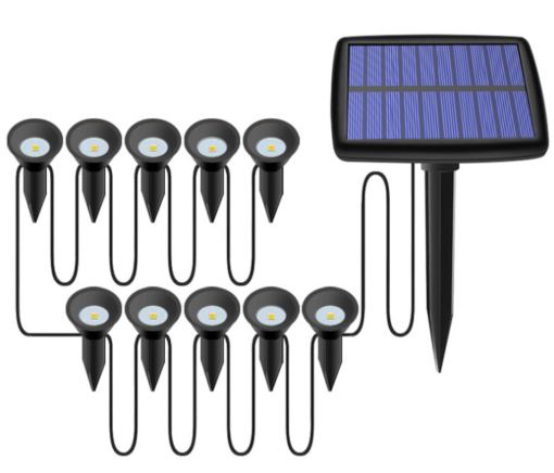 Solar powered 10 in-ground LED Lights - Image 11