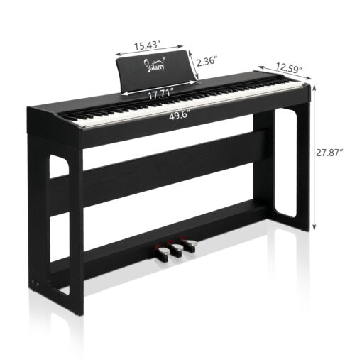 Glarry GDP-104 88 Keys Full Weighted Keyboards Digital Piano - Image 7