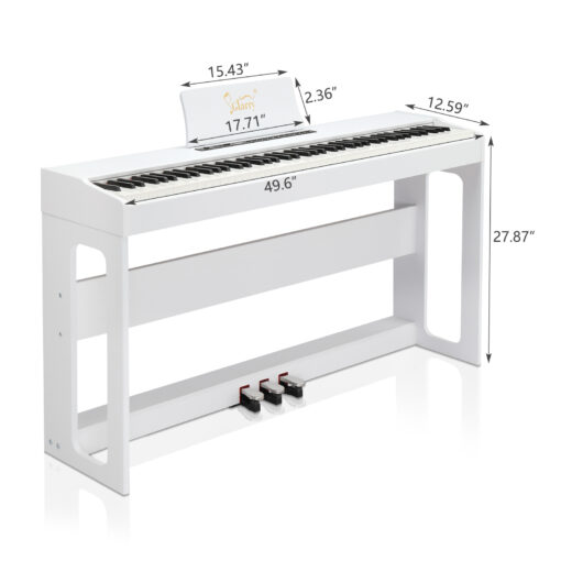 Glarry GDP-104 88 Keys Full Weighted Keyboards Digital Piano - Image 19