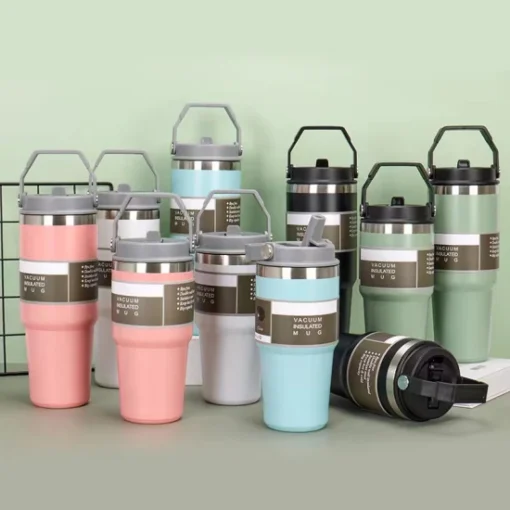 Portable Double-layer Stainless Steel Bottle