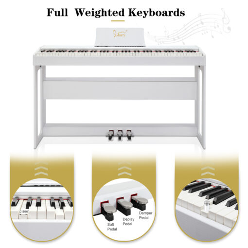 Glarry GDP-104 88 Keys Full Weighted Keyboards Digital Piano - Image 22