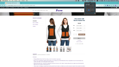 USB Electric Heated Vest - IT0961 #TREND23 - Image 9