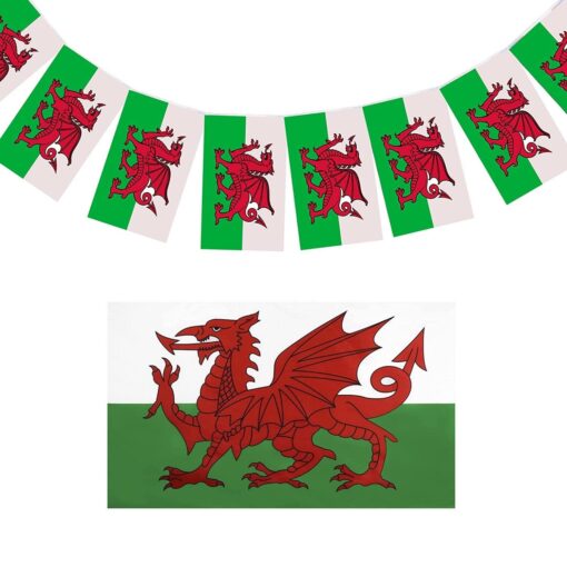 Red Dragon Wales World Cup Banners - United Kingdom