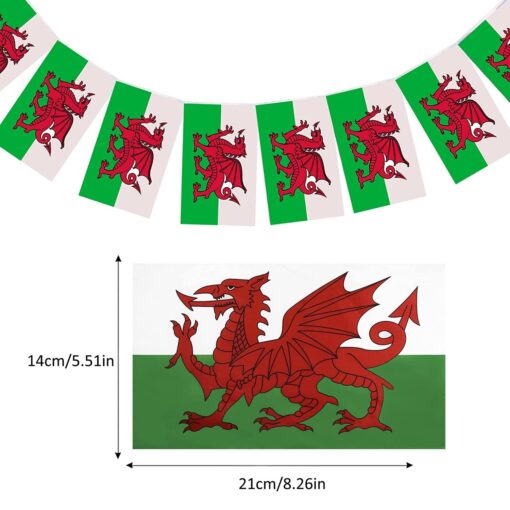 Red Dragon Wales World Cup Banners - United Kingdom - Image 9