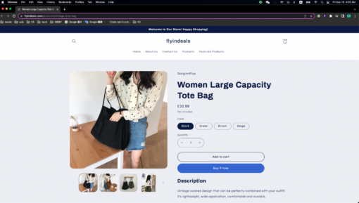 Women Large Capacity Tote Bag