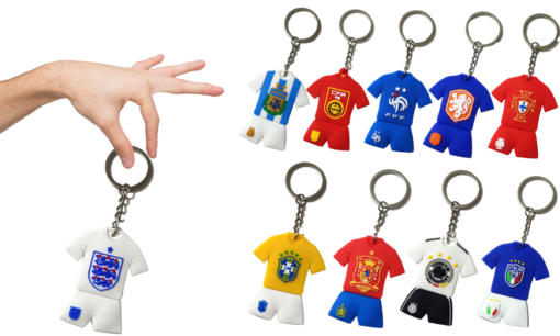 World Cup National Logo Jersey Keychains - United Kingdom