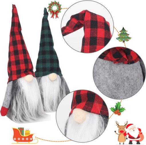 Long Beard Gnome Christmas Garden Decorations - Image 3