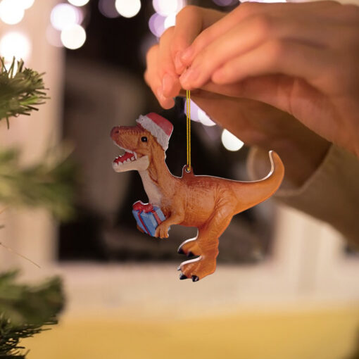 Realistic Style Dino Hanging Christmas Tree Decorations - Image 10