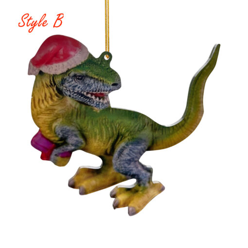 Realistic Style Dino Hanging Christmas Tree Decorations - Image 13